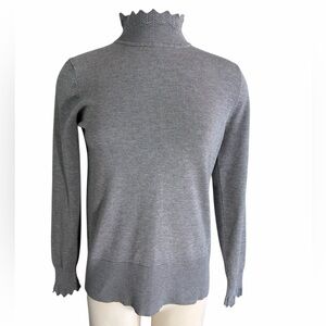 Cable & Gauge Women’s Gray Turtleneck Sweater Size Small